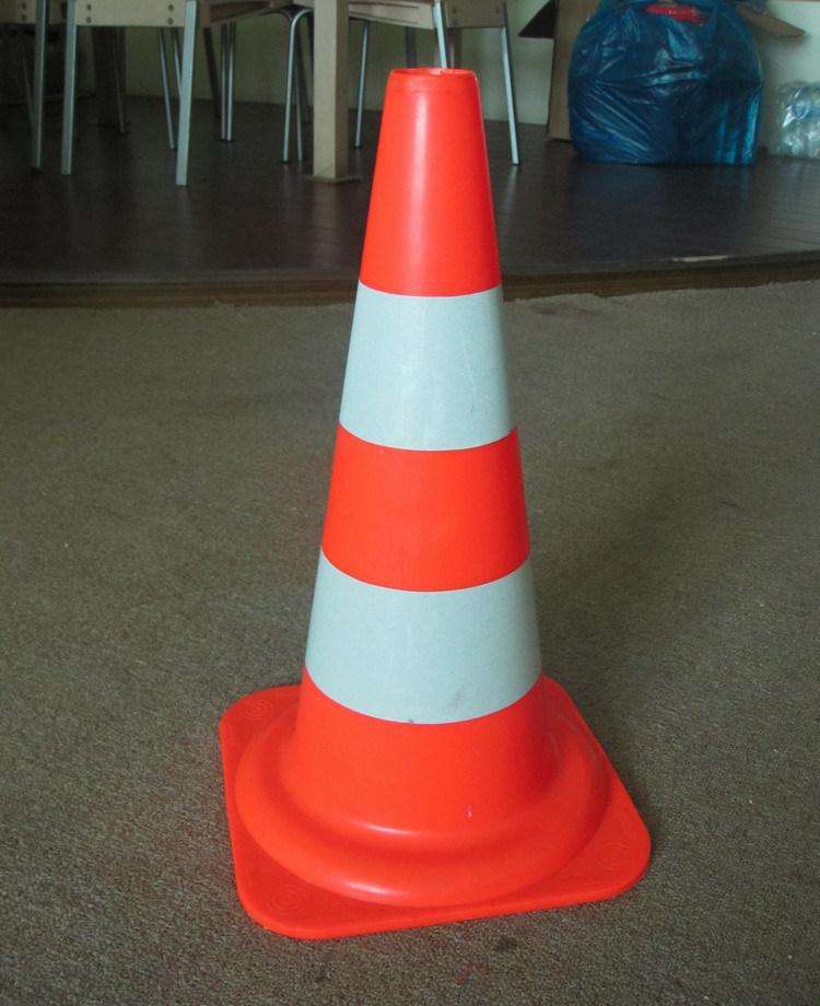 How to Repair a Road Cone Flattened by a Vehicle